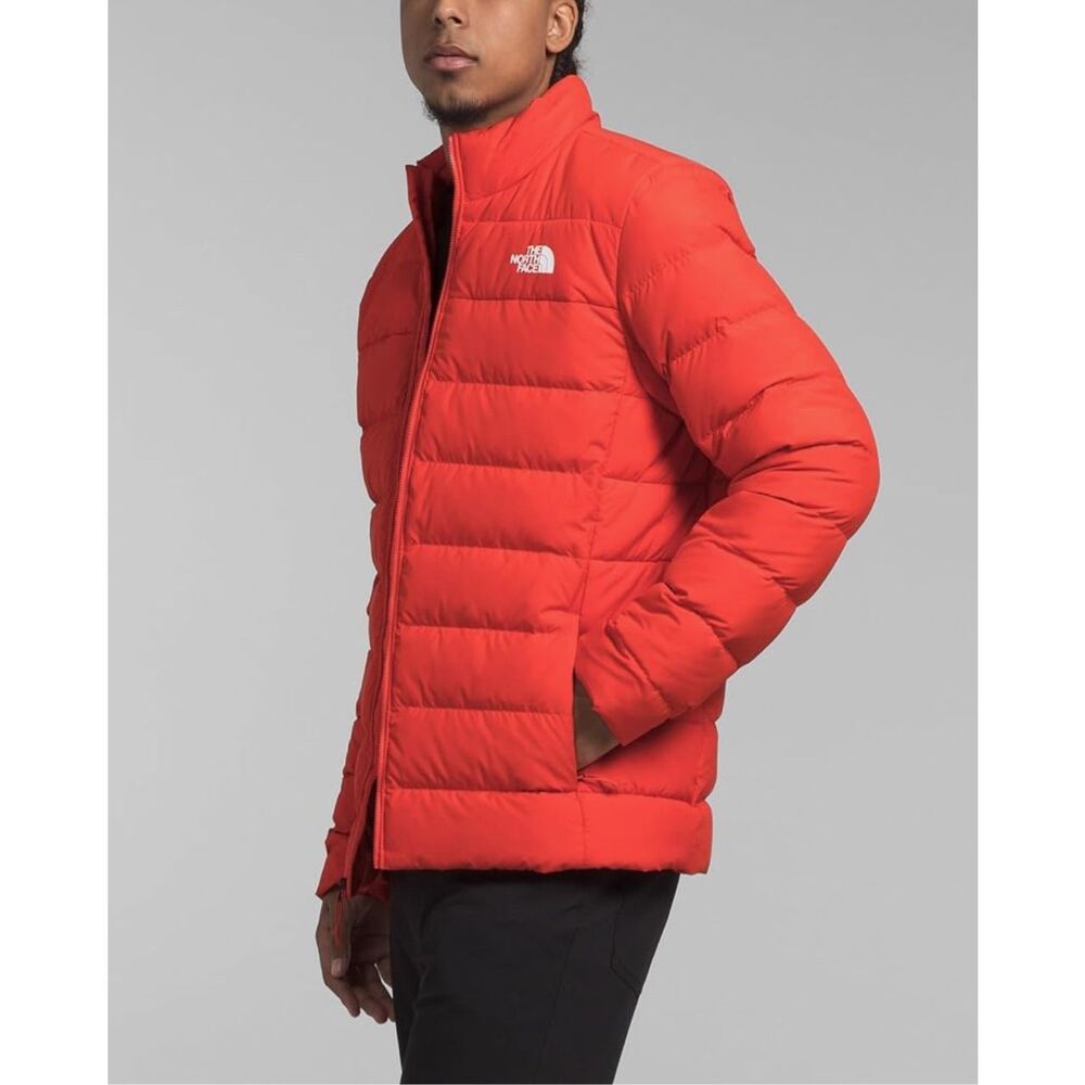 The North Face NWT Aconcagua 3 Jacket Fiery Red Small - Picture 3 of 5